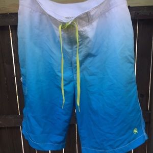 Express Blue ombré Board shorts size 36